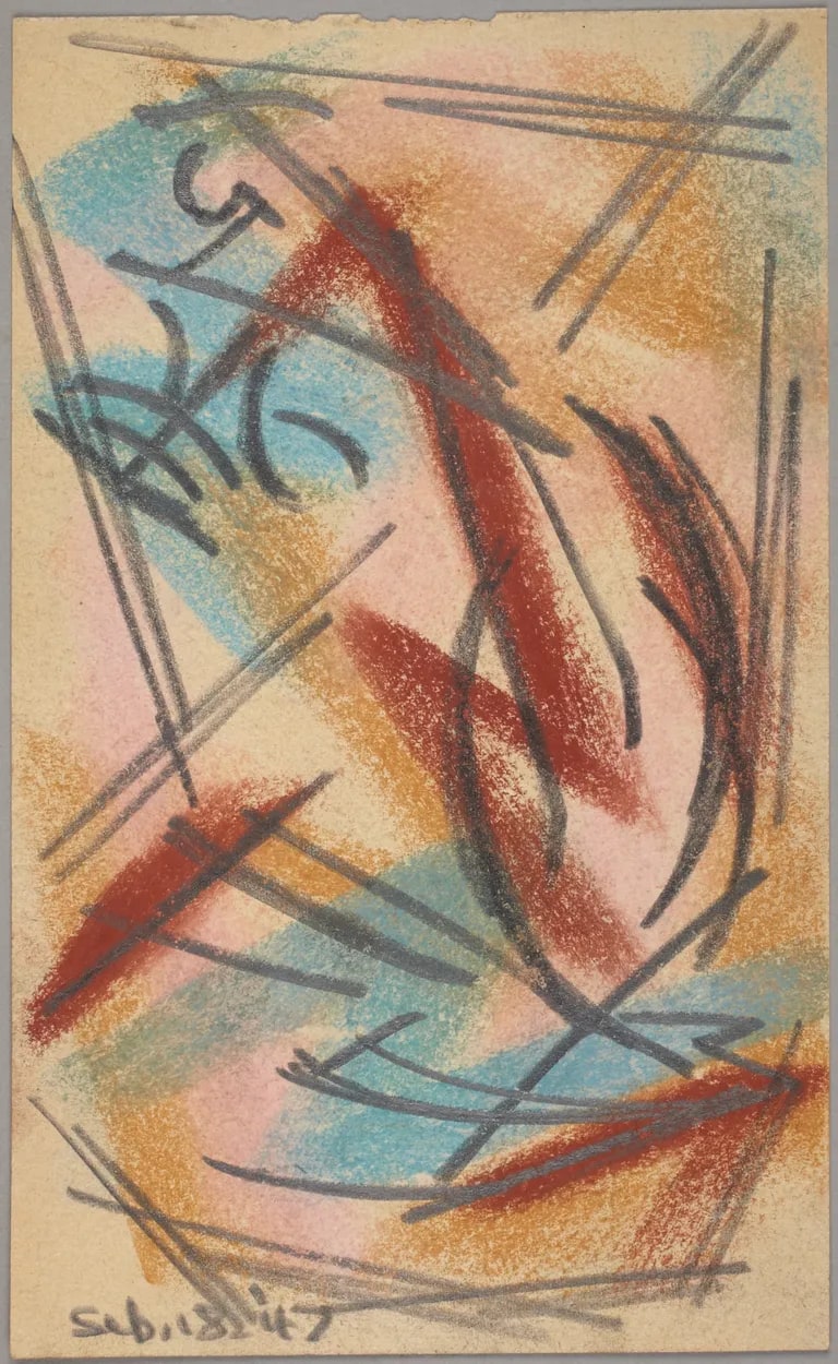 Path of Motion, from Portfolio of Drawings, 1919-1947