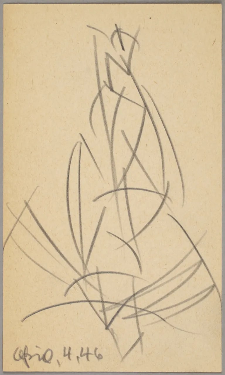 Path of Motion, from Portfolio of Drawings, 1919-1947