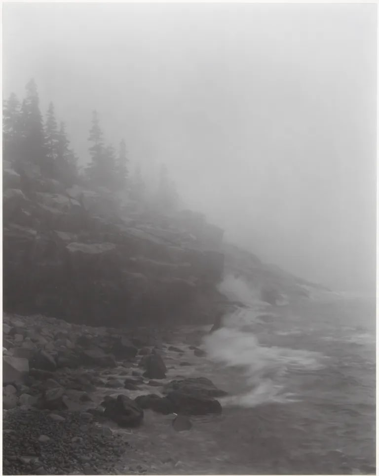 Shore in Fog, Mt. Desert Island, Maine