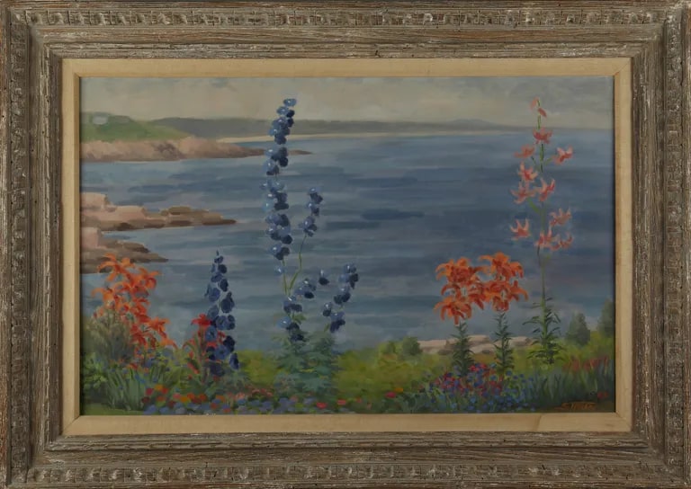 Flowers against the Sea