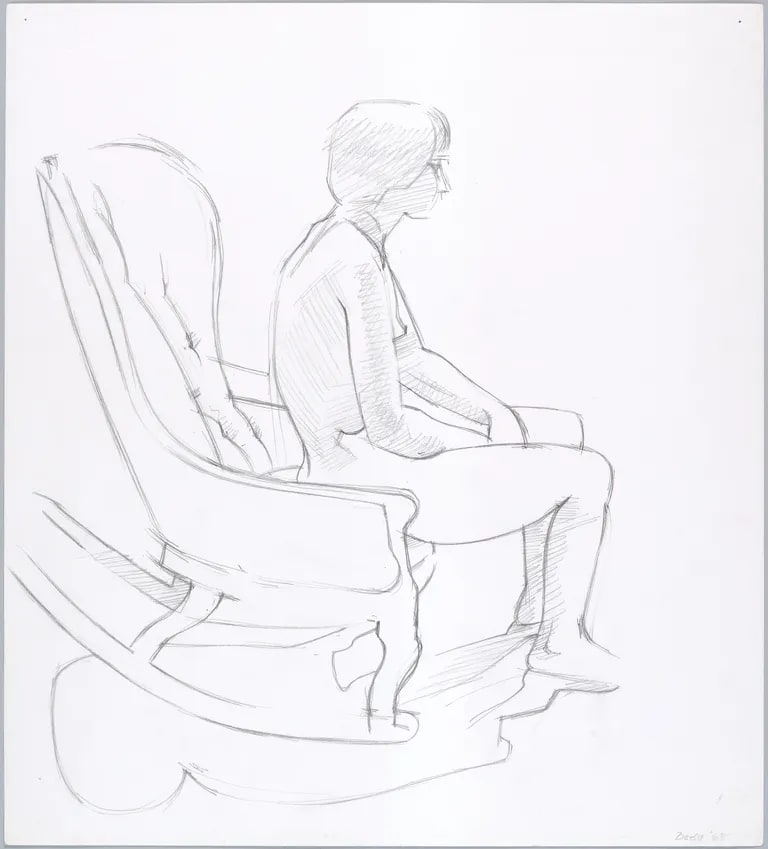 Nude in chair