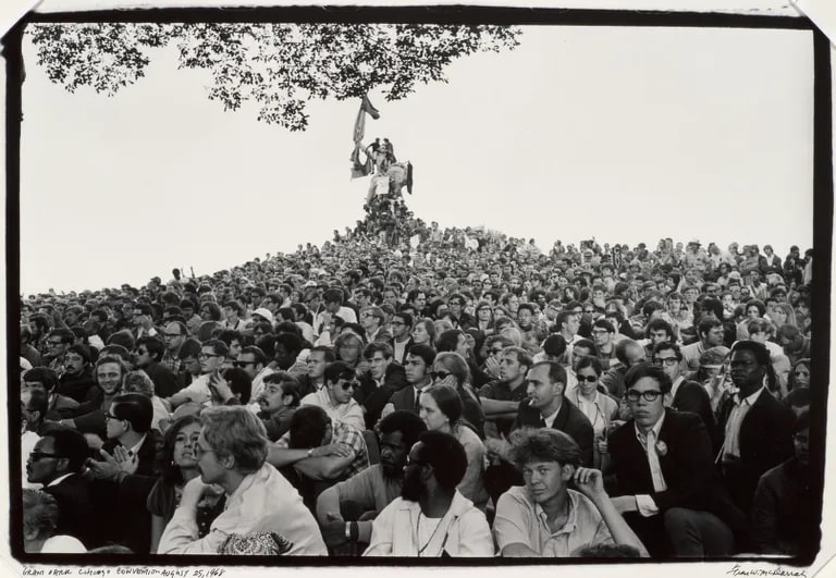 Pyramid of Protest, Grant Park during the 1968 Democratic National Convention