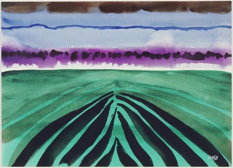 Sky and Green Earth