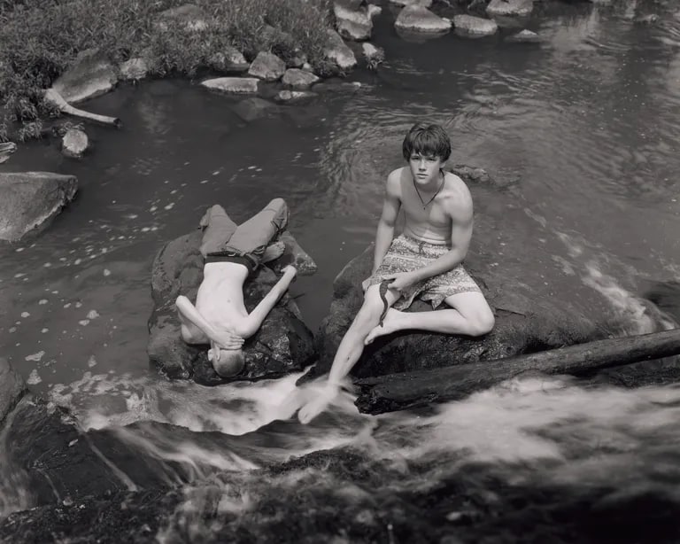 Mingo Boys with Water Snake
