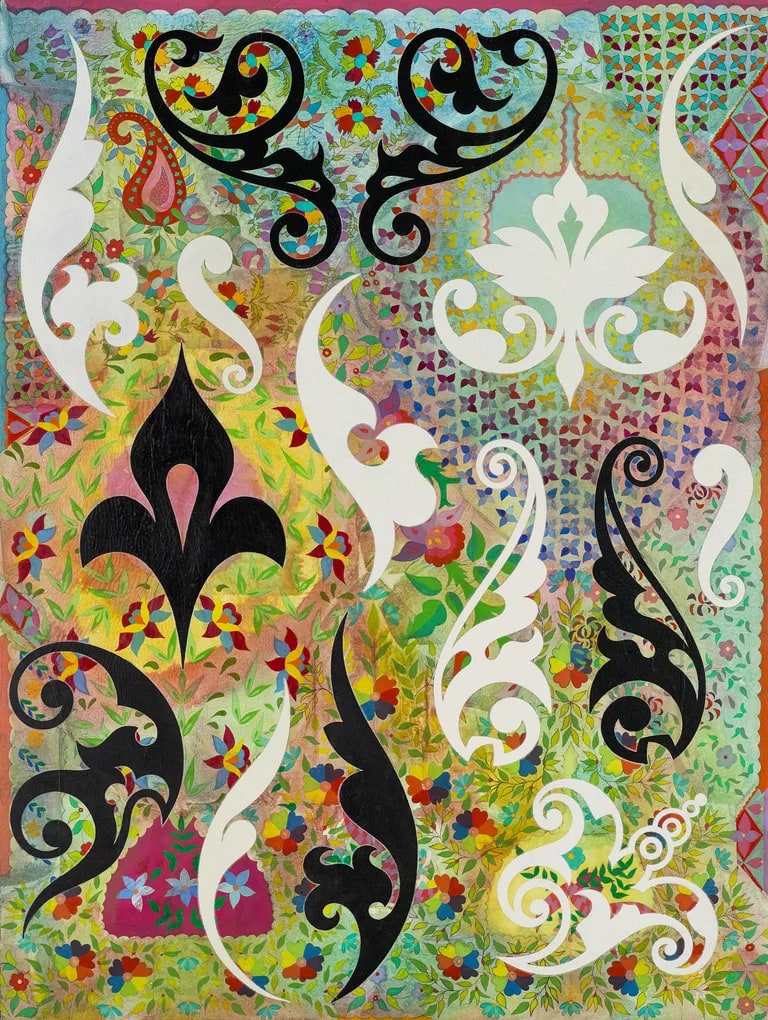 Painting with Ornamental Fragments #III