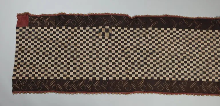 Textile in the form of an incomplete man's skirt (mapel; possibly for export)