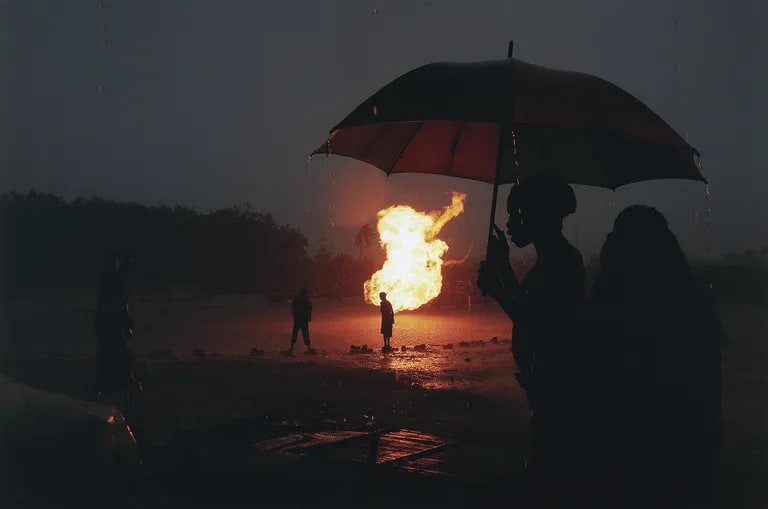 Gas Flare 1, from the series Oil Rich Niger Delta