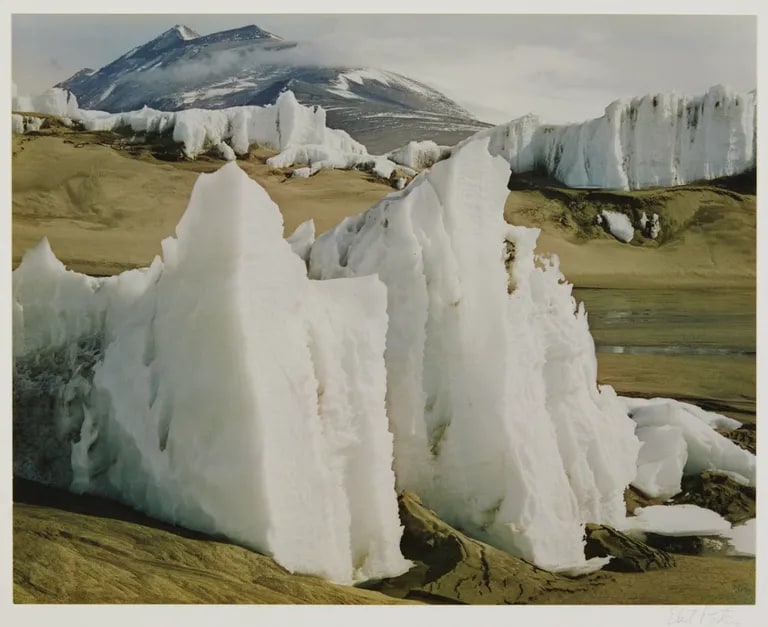 Remnants of Wright Lower Glacier