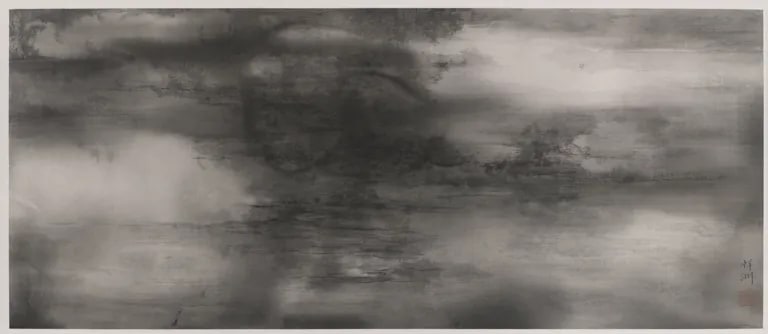 River mist like fog with sandbanks filling the water (江烟如雾水满汀)