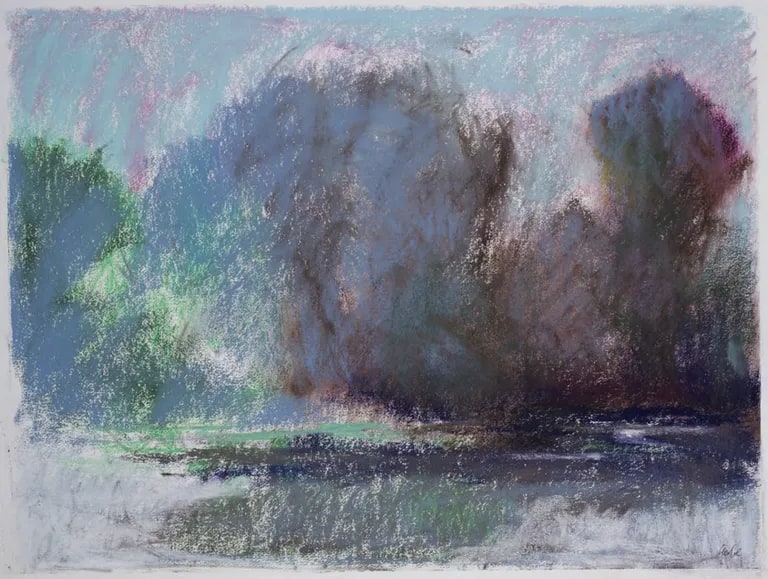 The Pond, Institute for Advanced Study, 7 AM, May 9, 1995