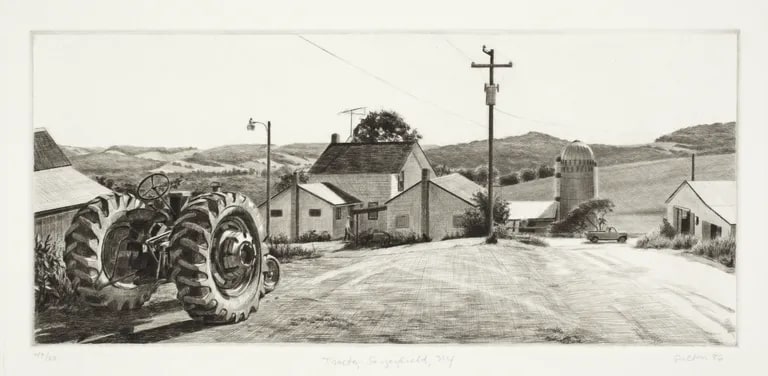 Tractor, Sangerfield, New York