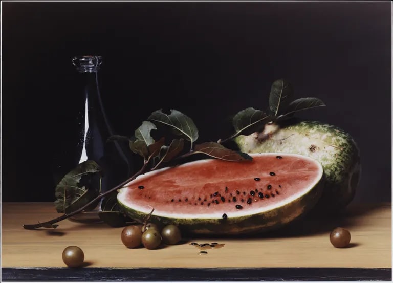 Early American: Watermelon and Apple Gourd
