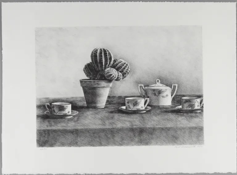 Still Life with Cactus I
