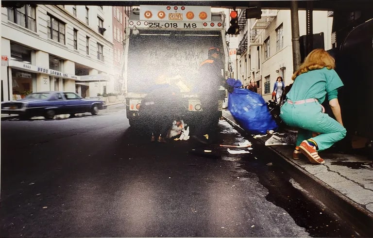 Deborah Freedman, Photo Day 14, Sweep 8, Manhattan 8