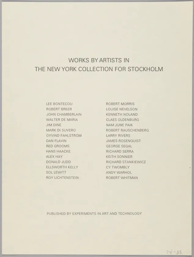 The New York Collection for Stockholm