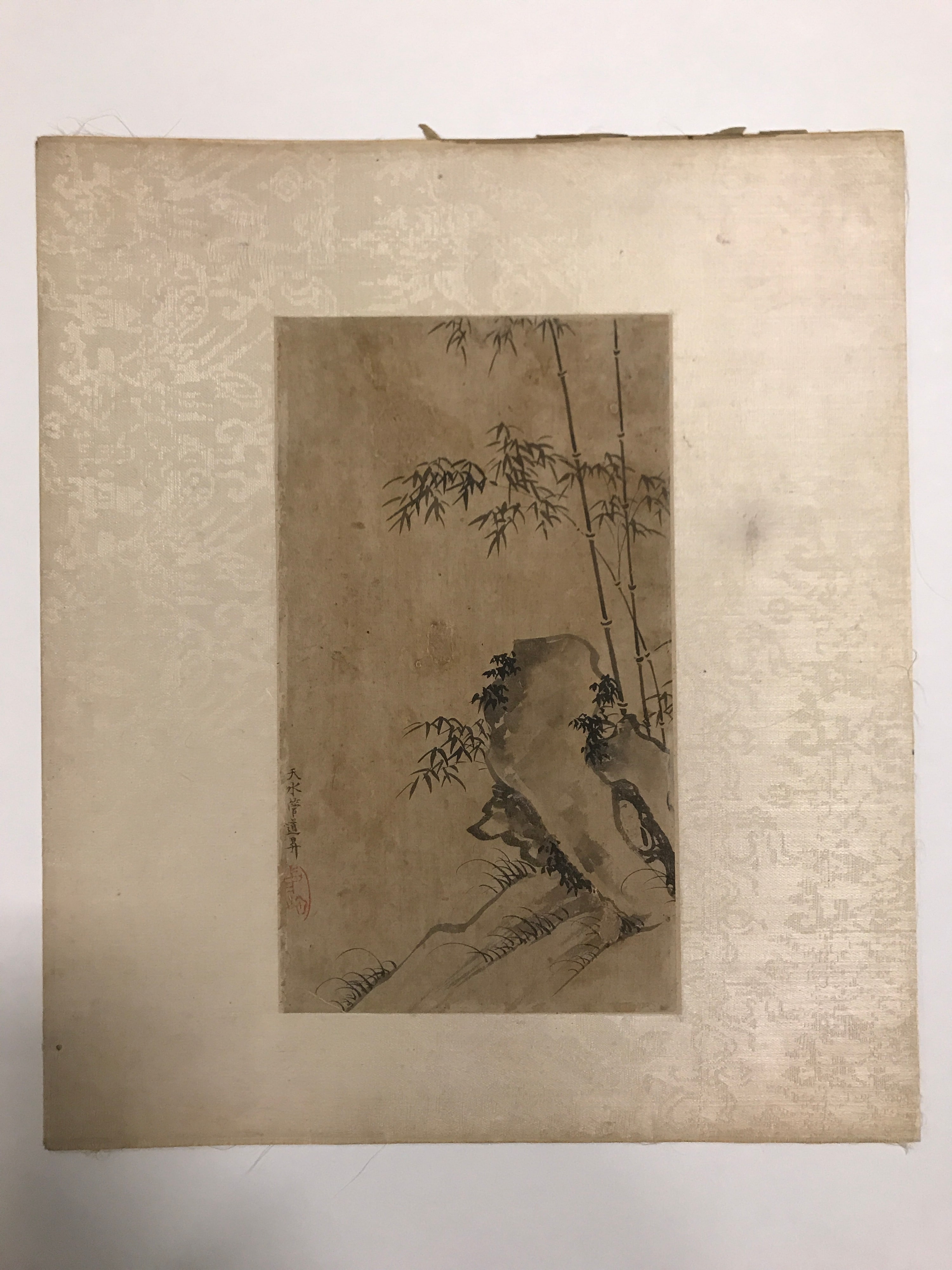 Album leaf of bamboo