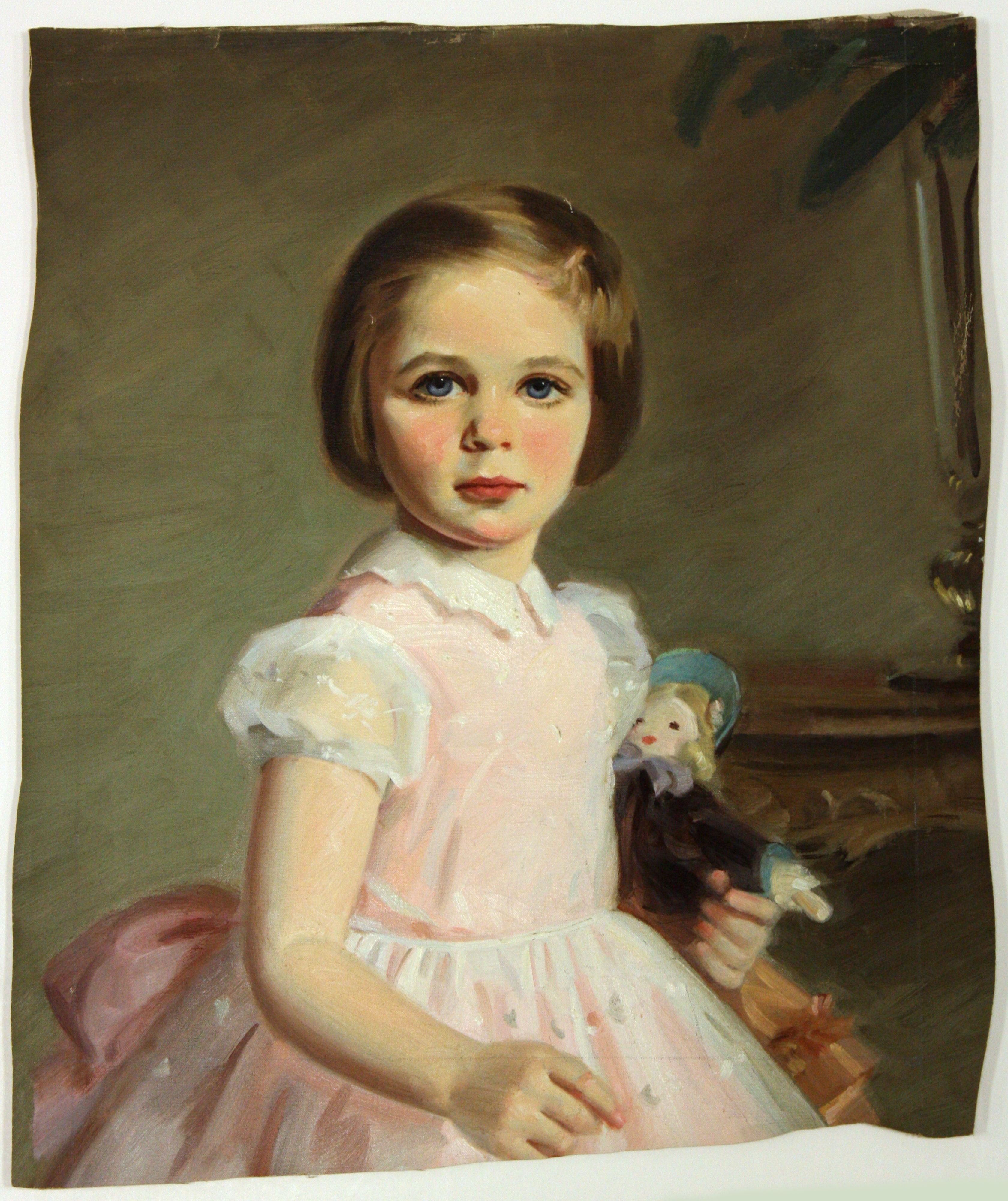Girl in Pink (with Doll)
