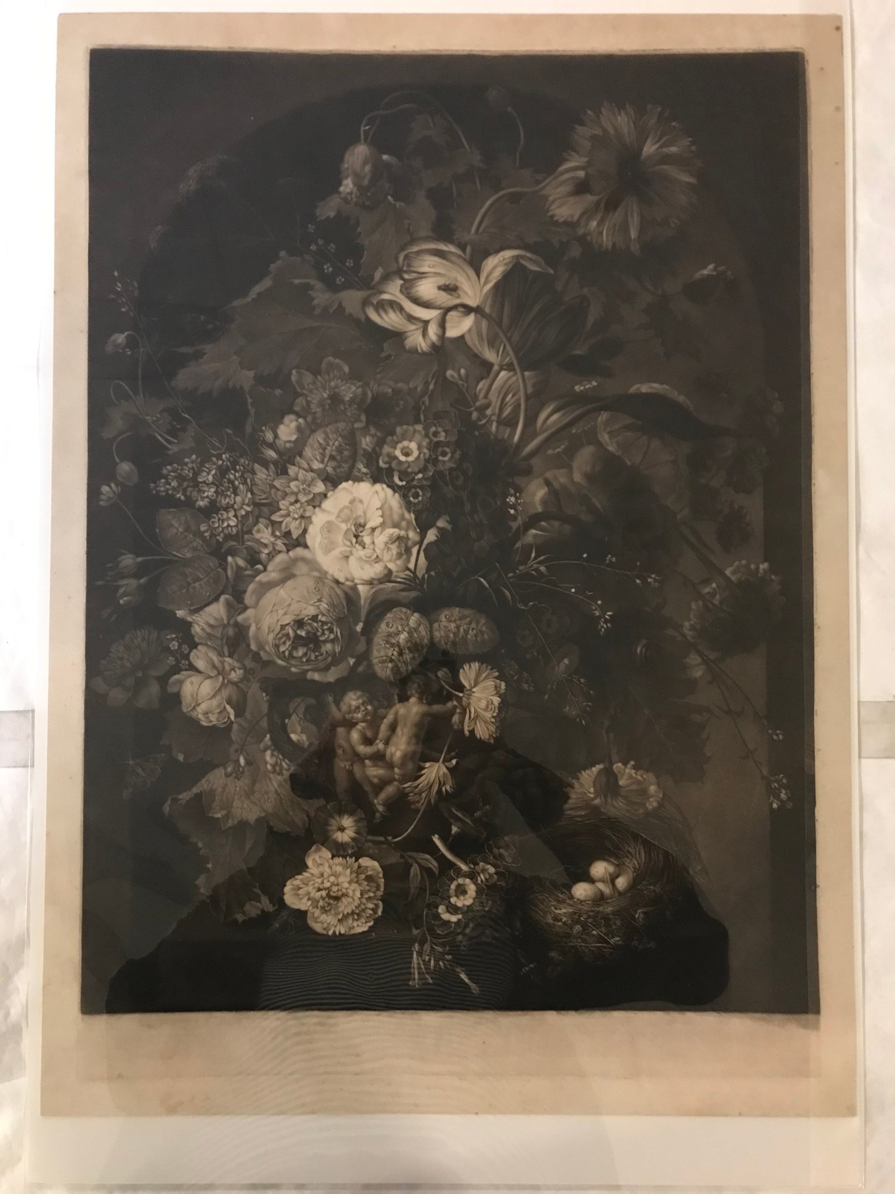 A Flower Piece with Bird's Nest