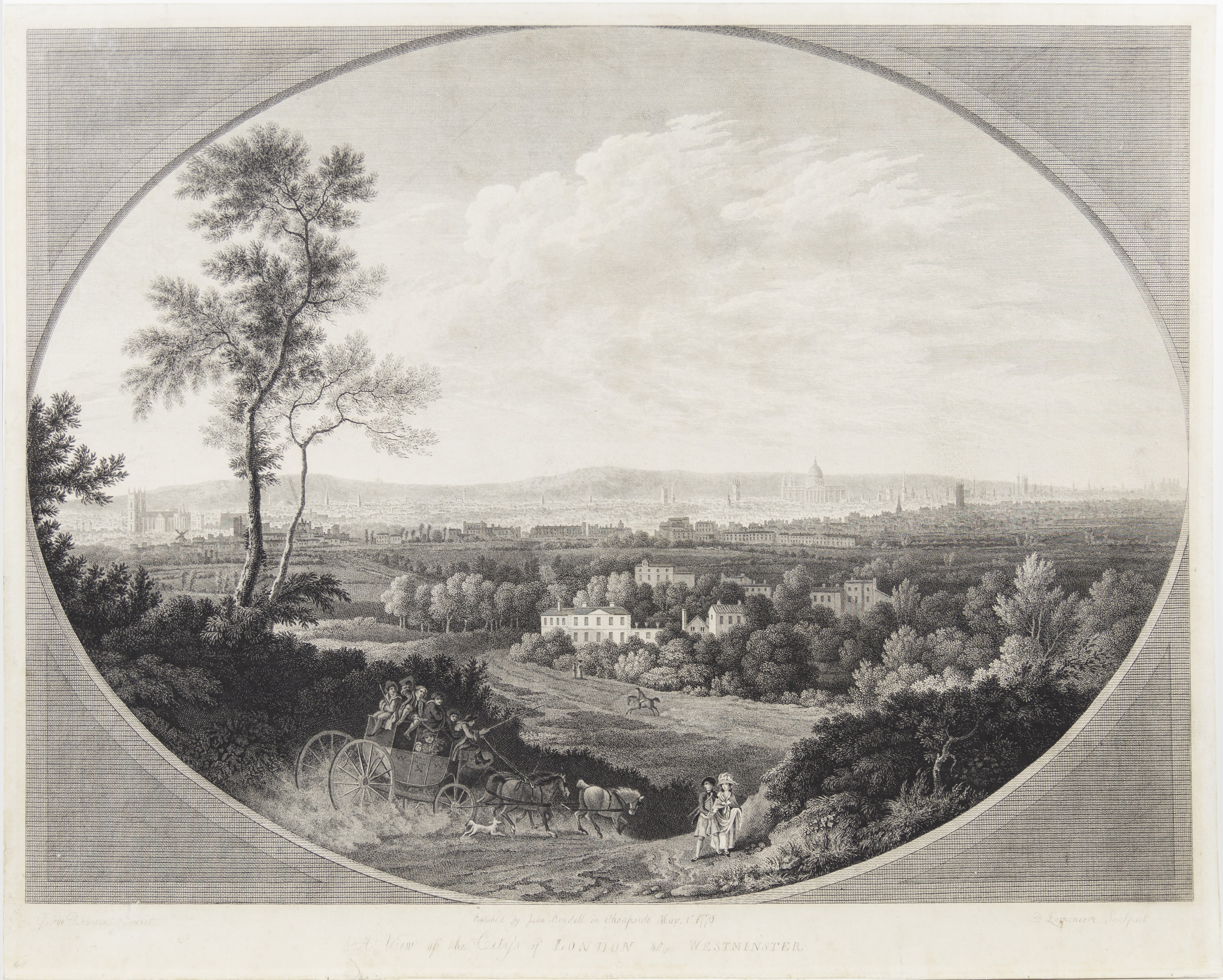 A South View of the Cities of London and Westminster