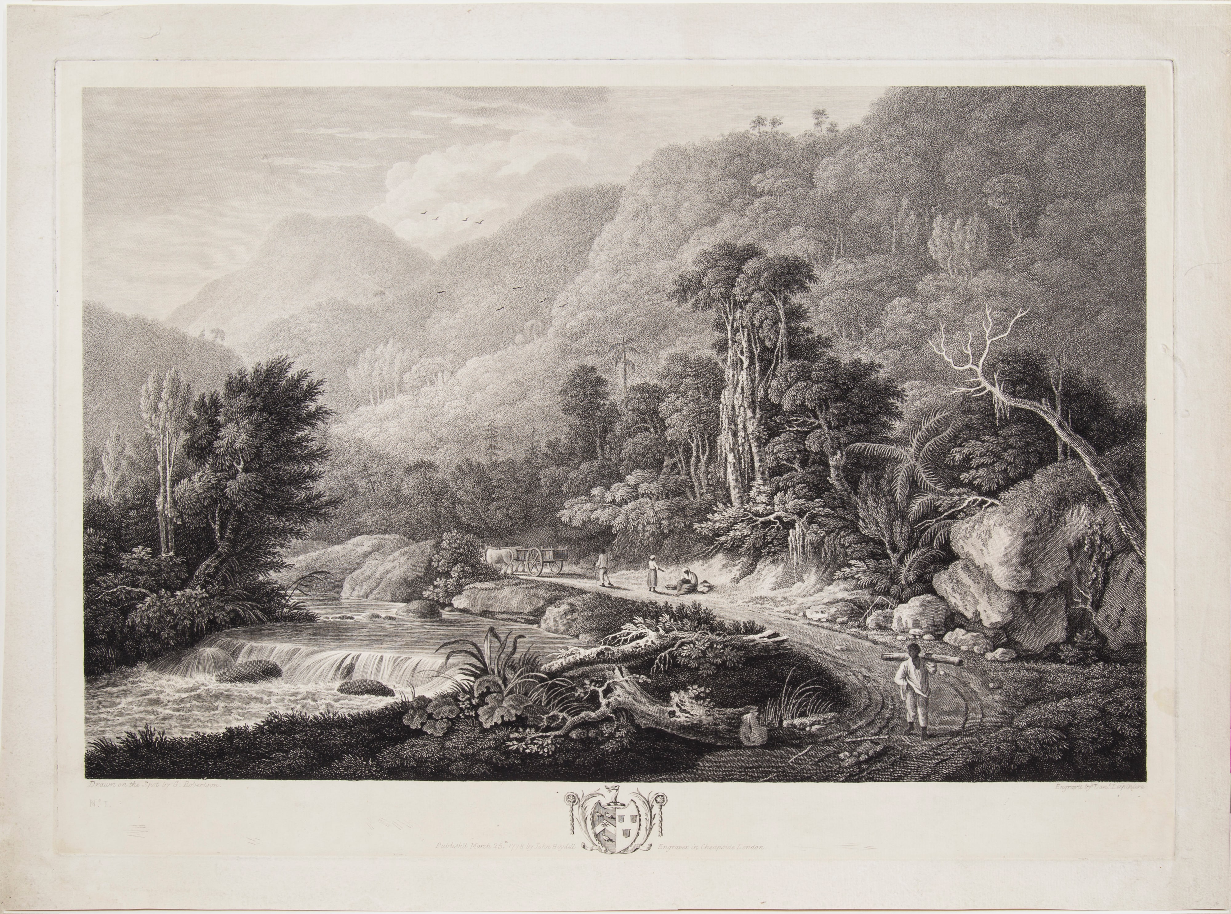 A View in the Island of Jamaica, of part of the River Cobre near Spanish Town