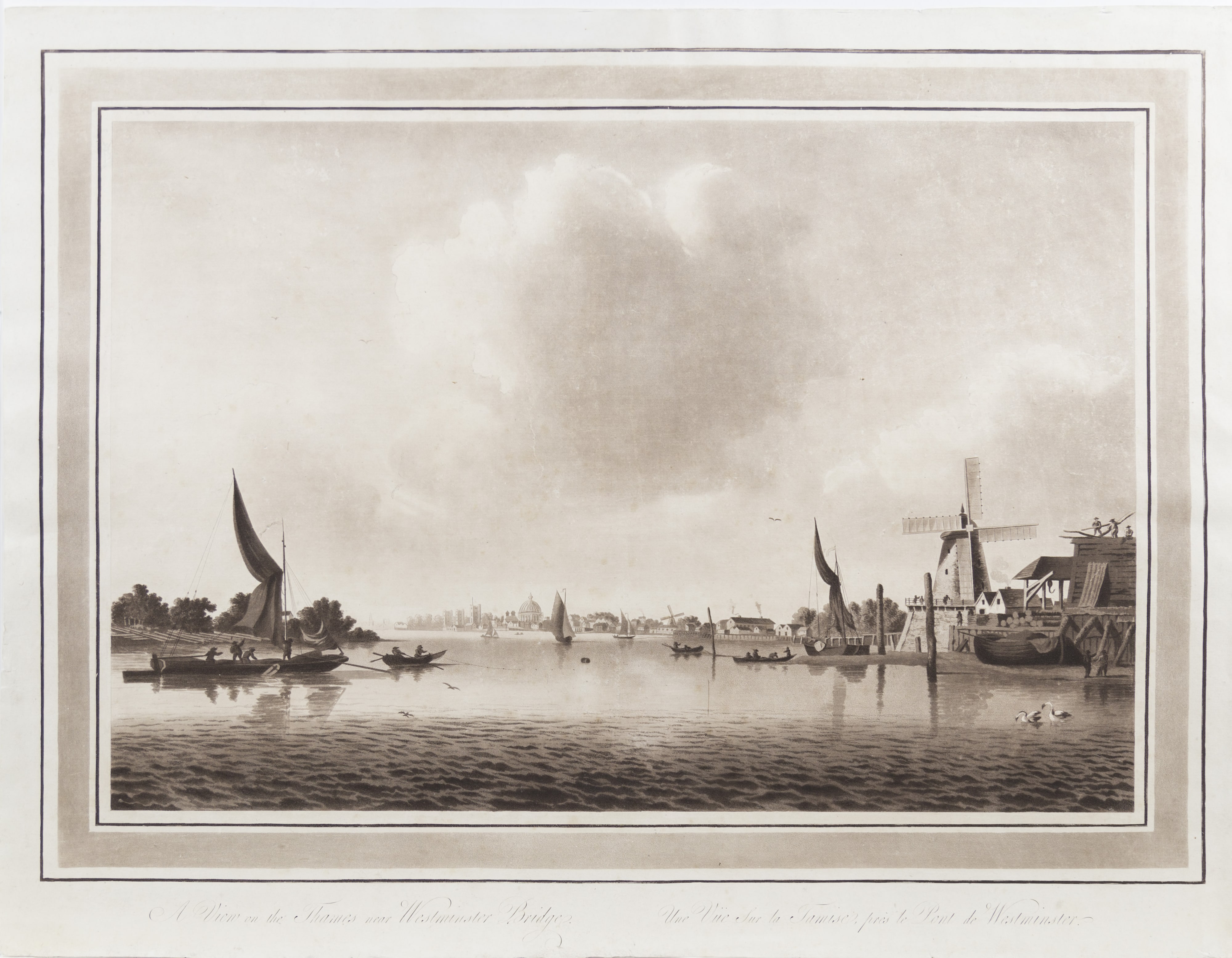 A View on the Thames near Westminster Bridge