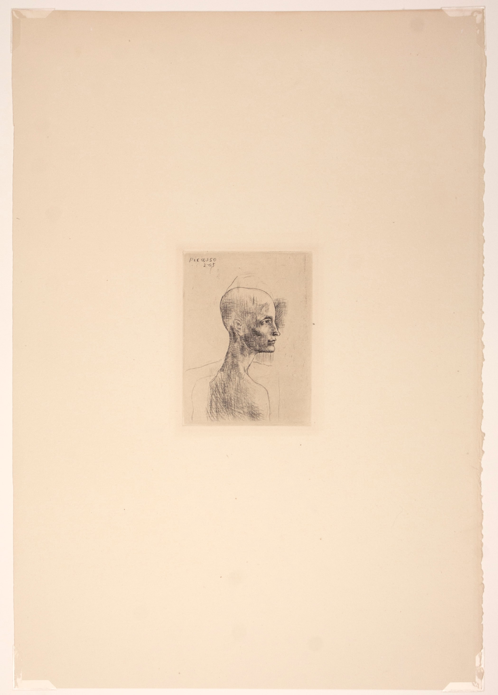 Head of a Man (Buste d'homme) from the suite The Saltimbanques