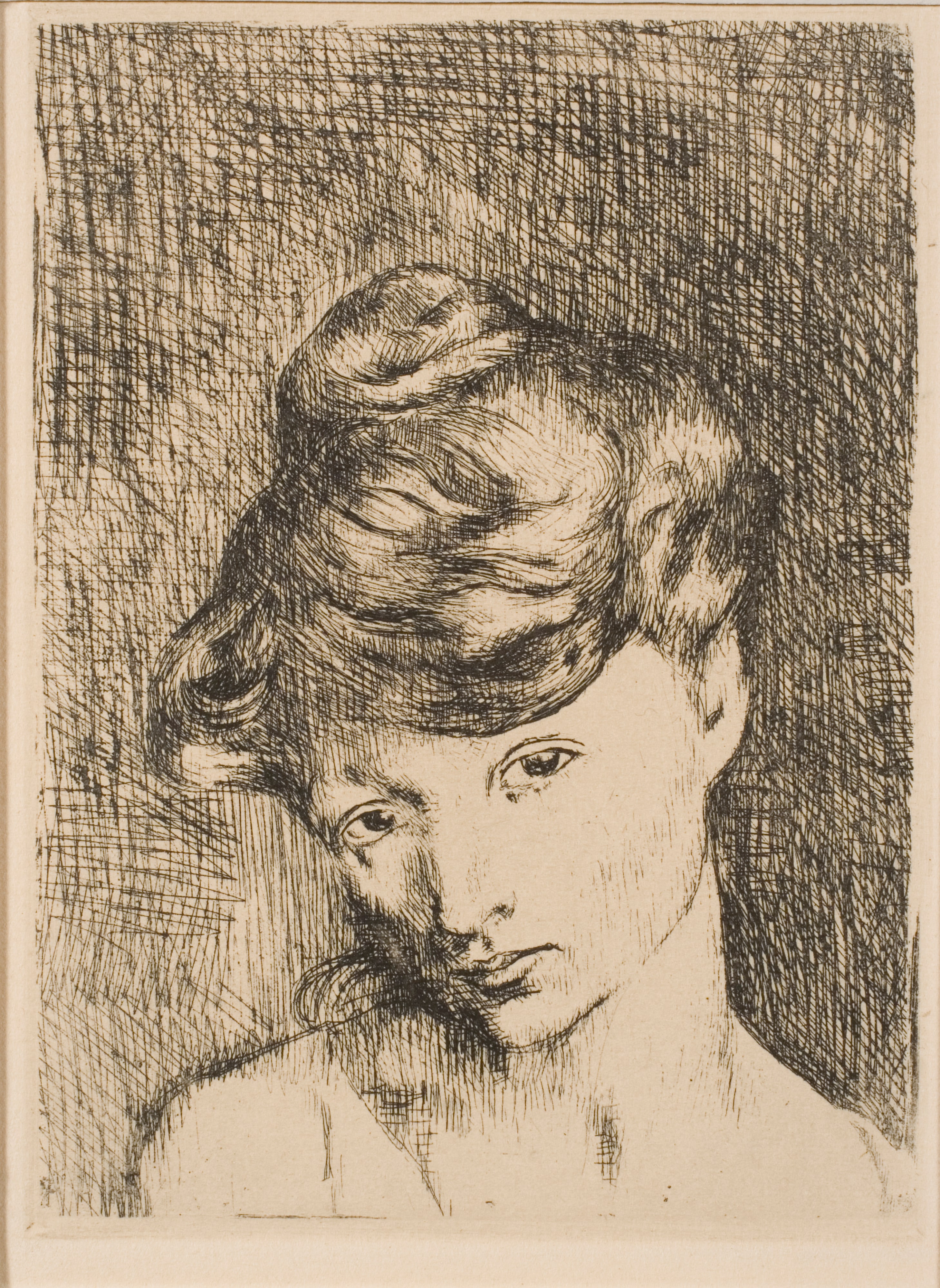 Head of a Woman (Tête de femme) from the suite The Saltimbanques