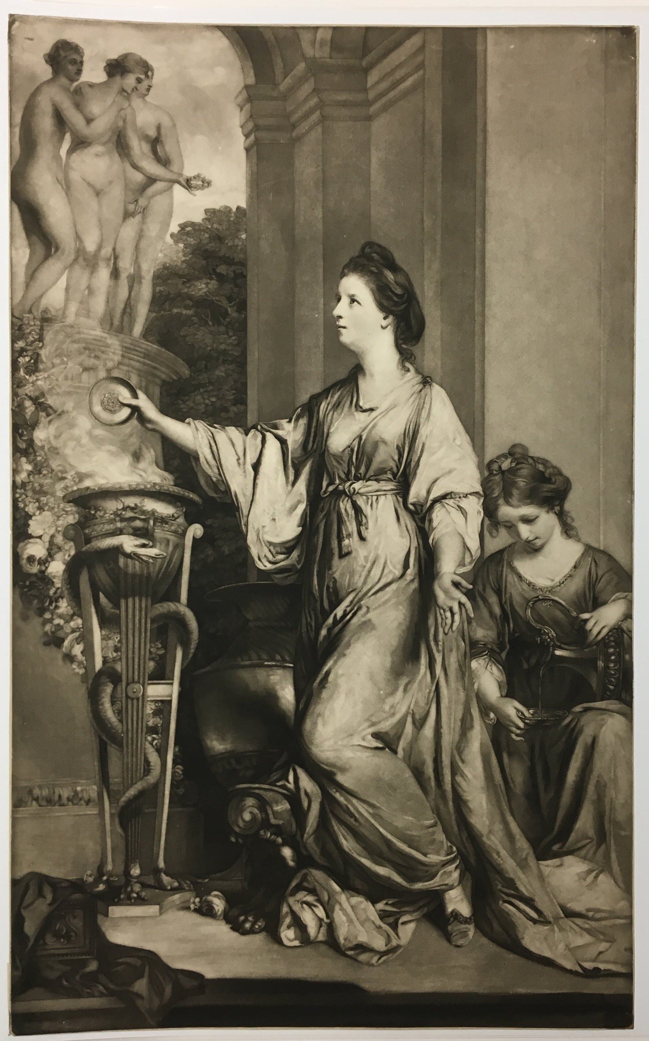 Lady Sarah Bunbury Sacrificing to the Graces
