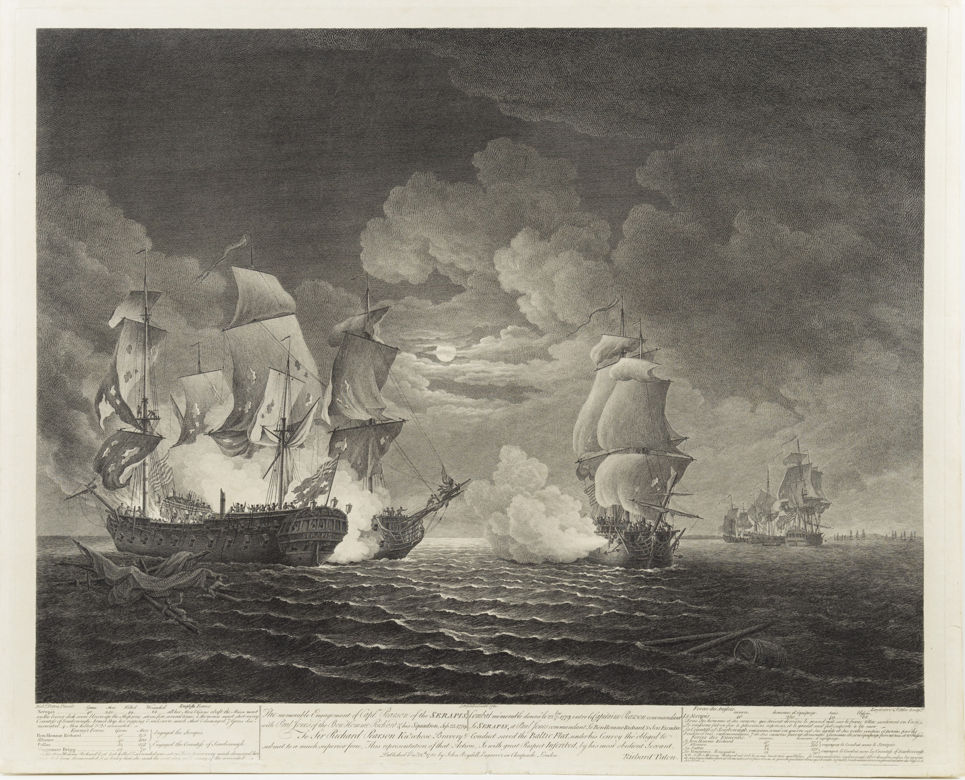 The Desperate Fight of Capt. Pearson of the Serapis & Paul Jones
