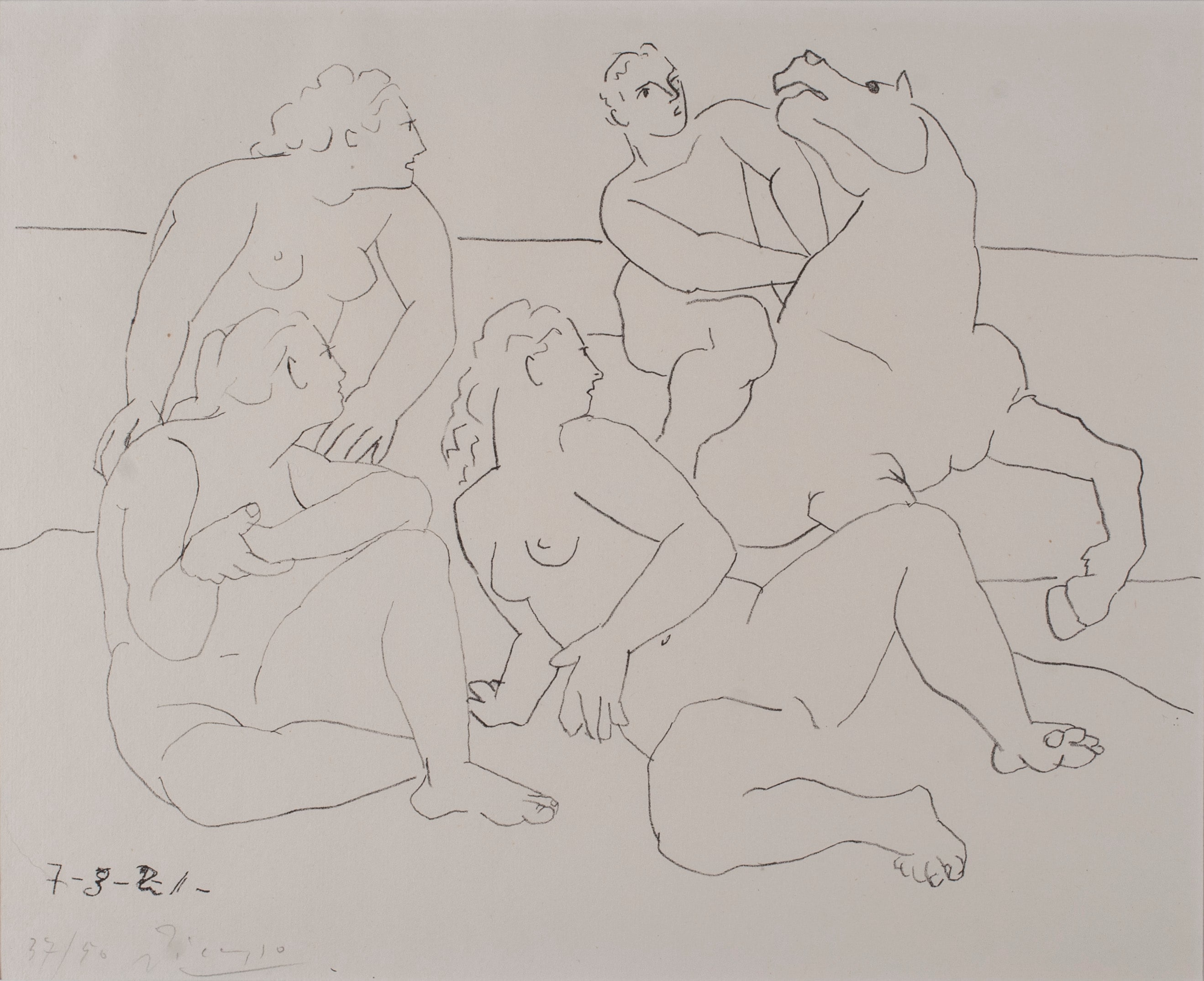 The Horseman (Le Cavalier) from Four Lithographs (Quatre lithographies)