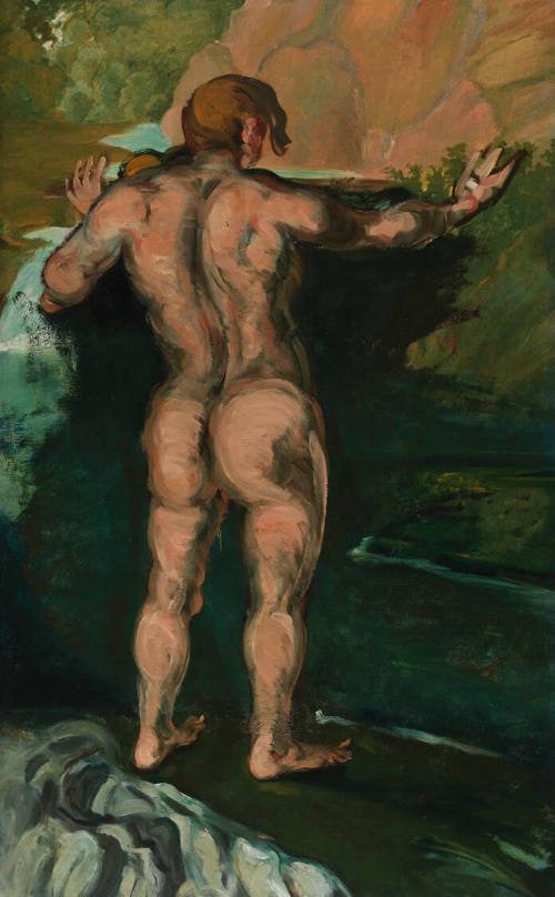 Bather and Rocks