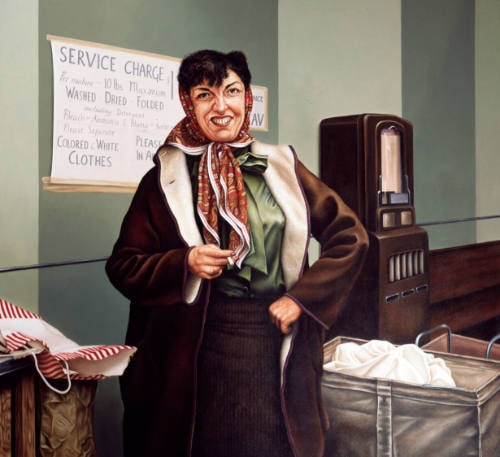 Lady at the Laundromat
