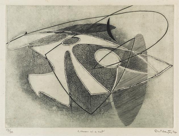 Woman in a Net