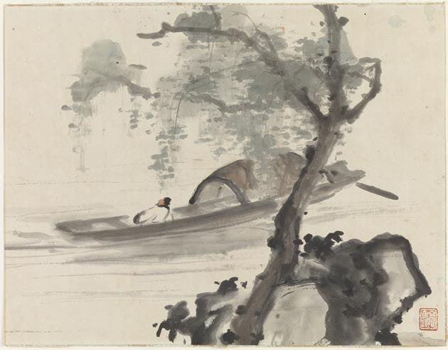 Boating at Leisure on the River