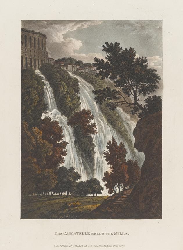 The Cascatelle Below the Mills