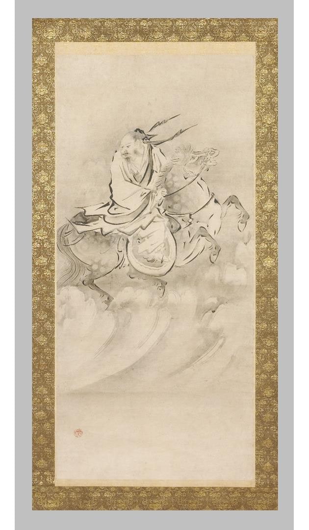 Chokoro on horseback