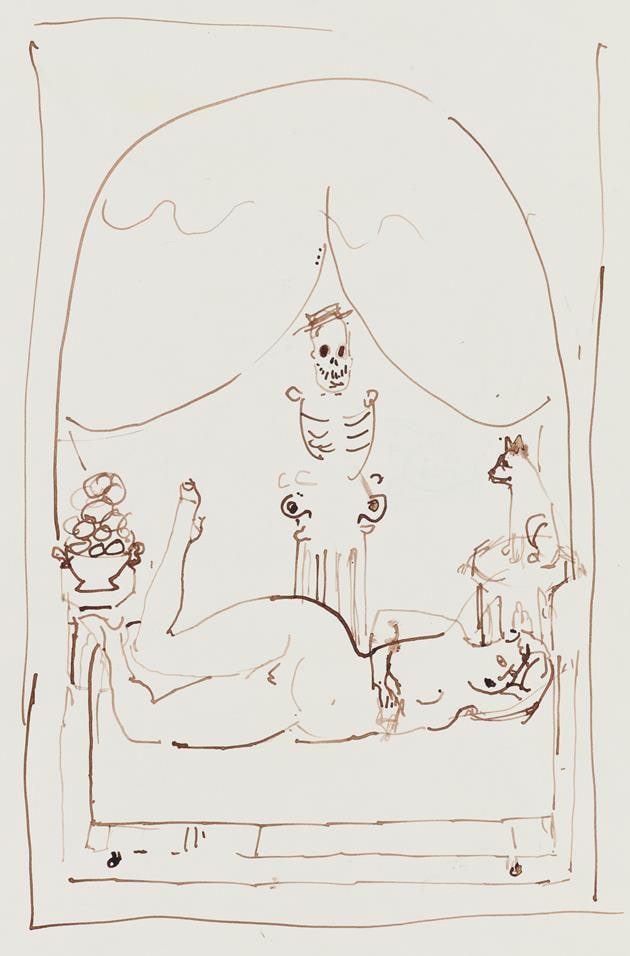 Preparatory sketch for Susanna and the Eldest