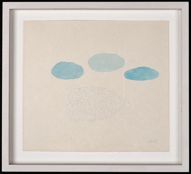 Quietly Floating: Blue #8