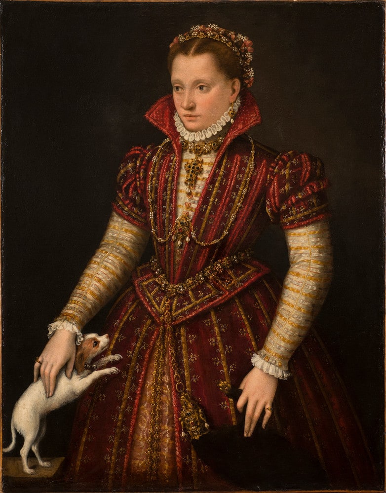 Marriage Portrait of a Bolognese Noblewoman (Livia de’ Medici Bandini?)