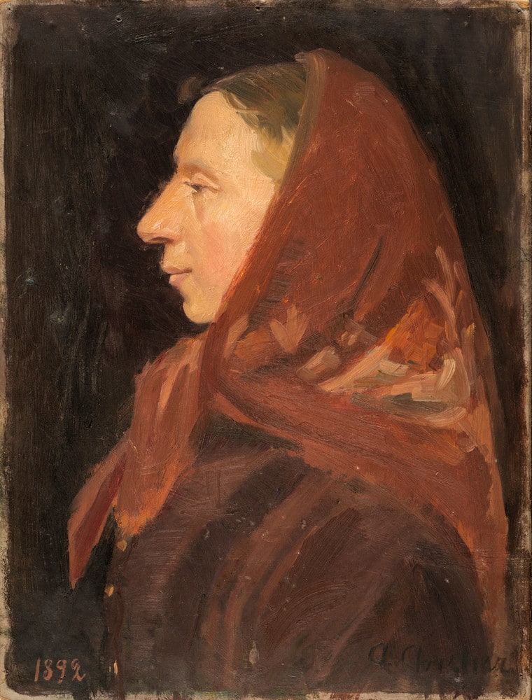 Fisher Woman in Profile
