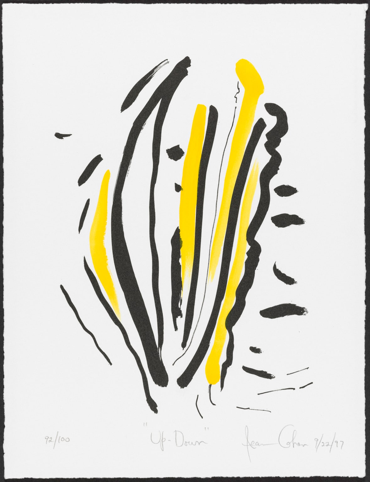 Up-Down (from "American Abstract Artists 60th Anniversary Print Portfolio")