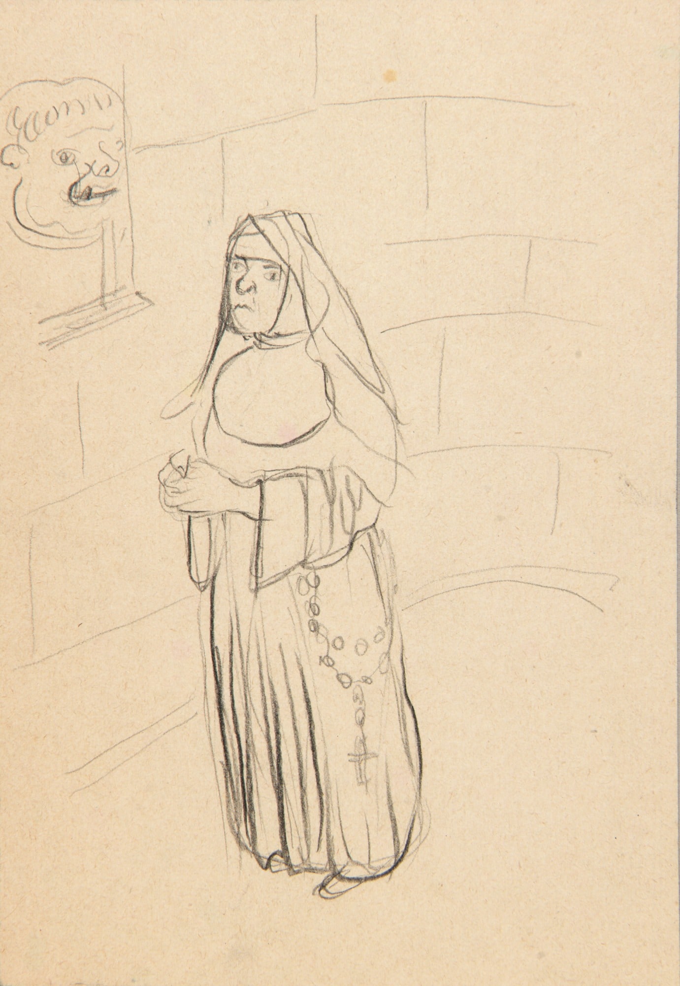 Sketch of a Nun