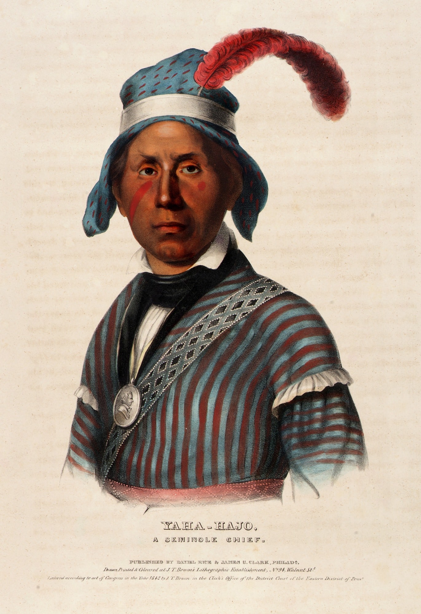 Yaha-hajo. A Seminole Chief.