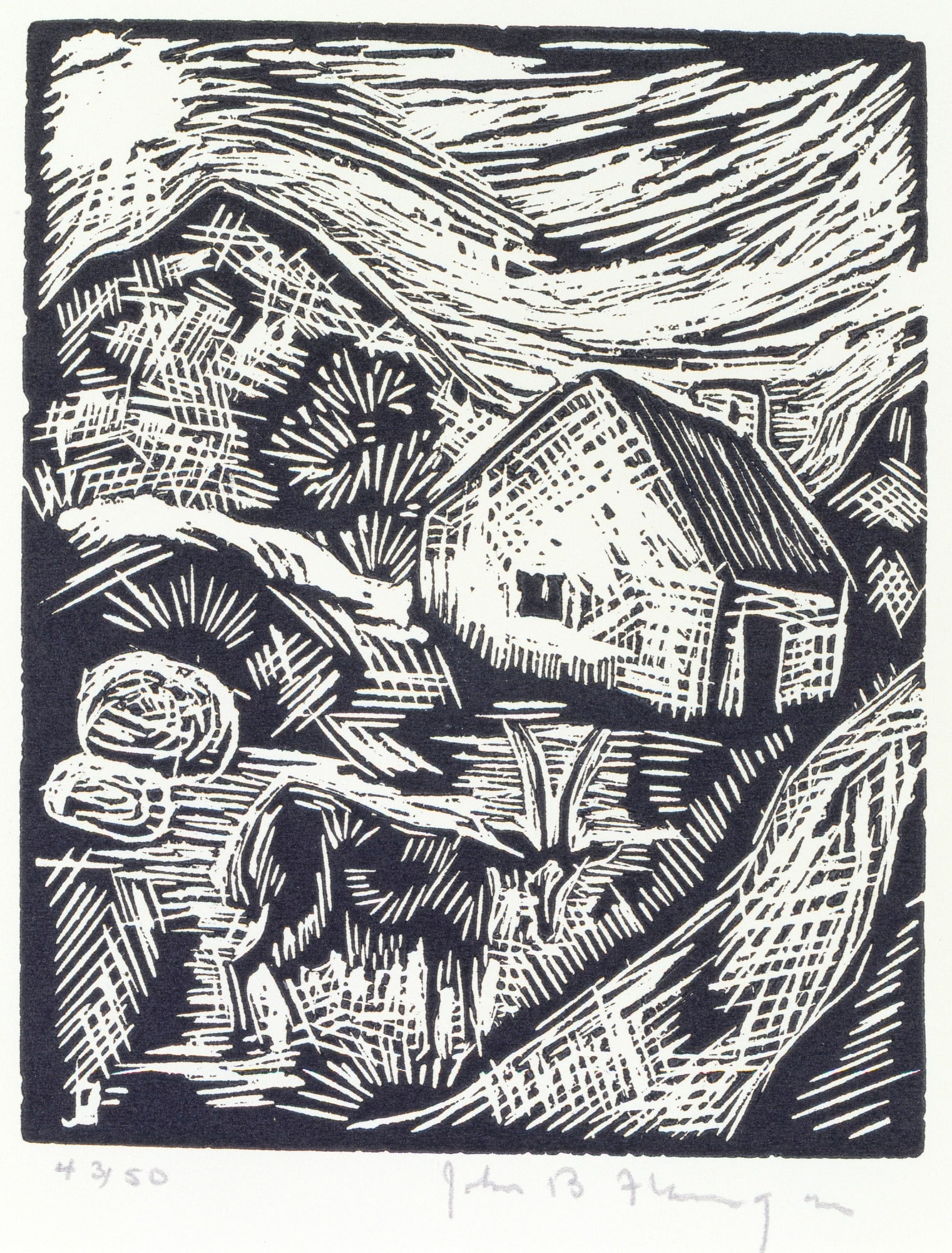 Goat and Cottage