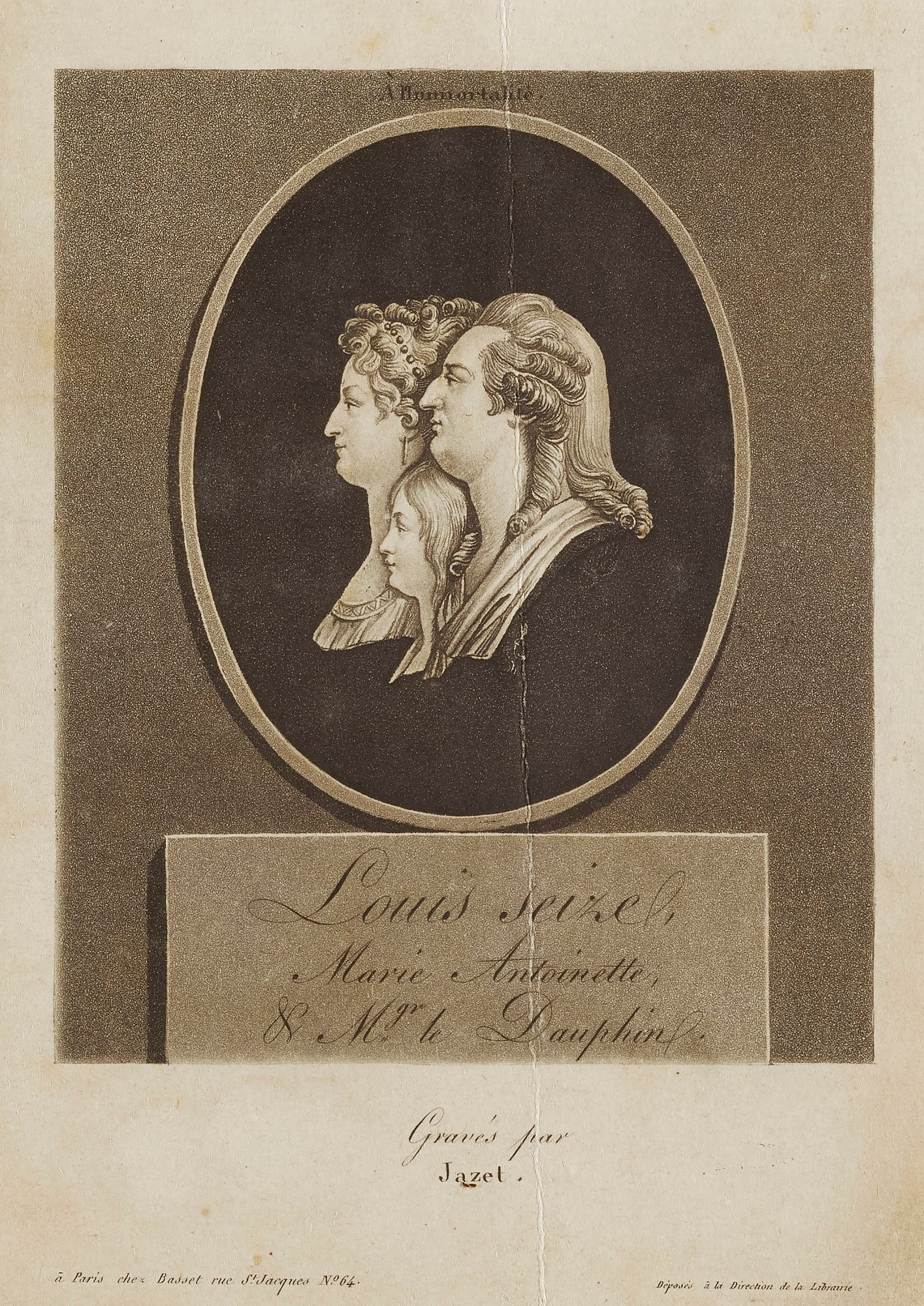 Louis Seize, Marie Antoinette, and Mgr. le Dauphin