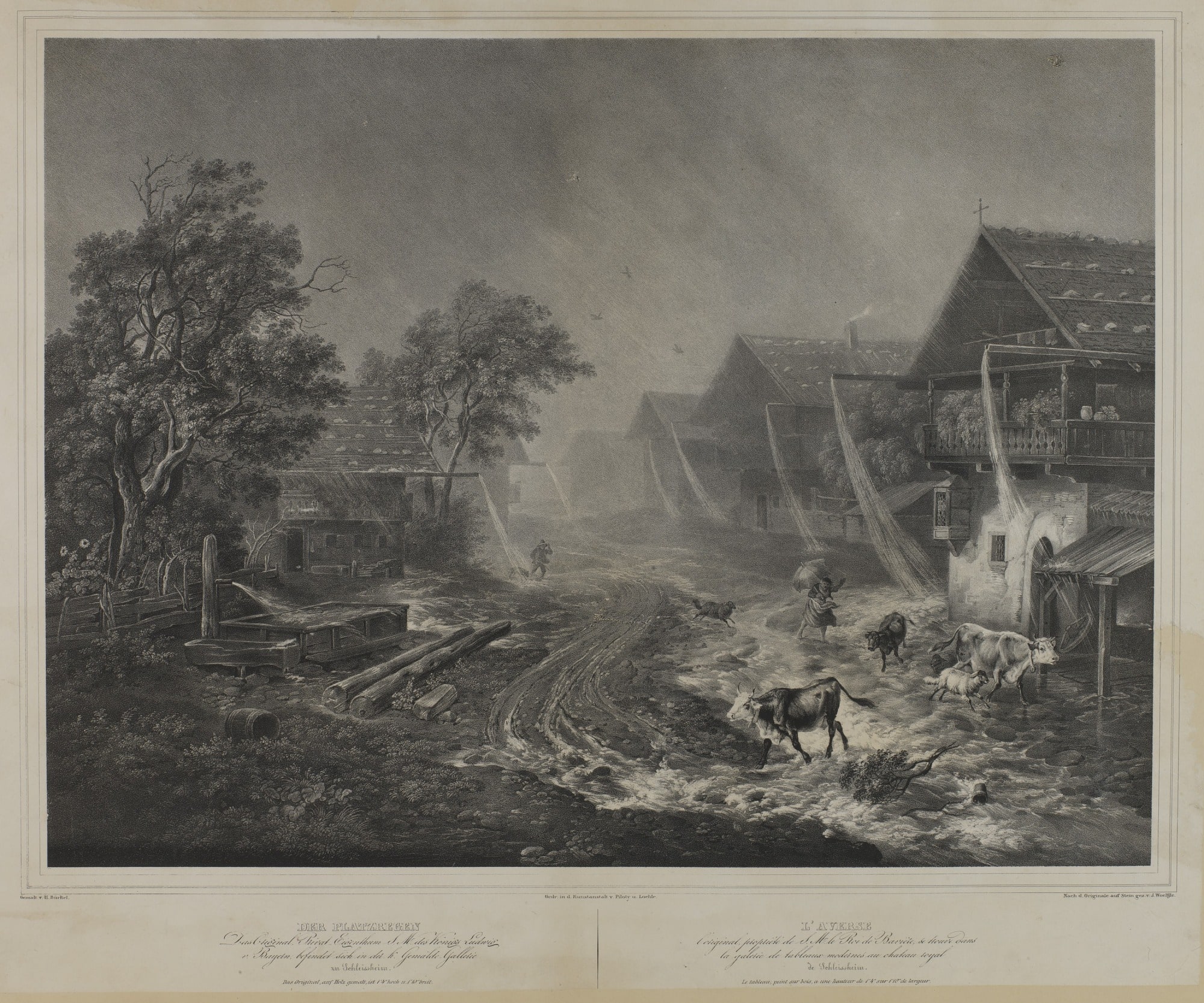 Der Platzregen (l'averse)