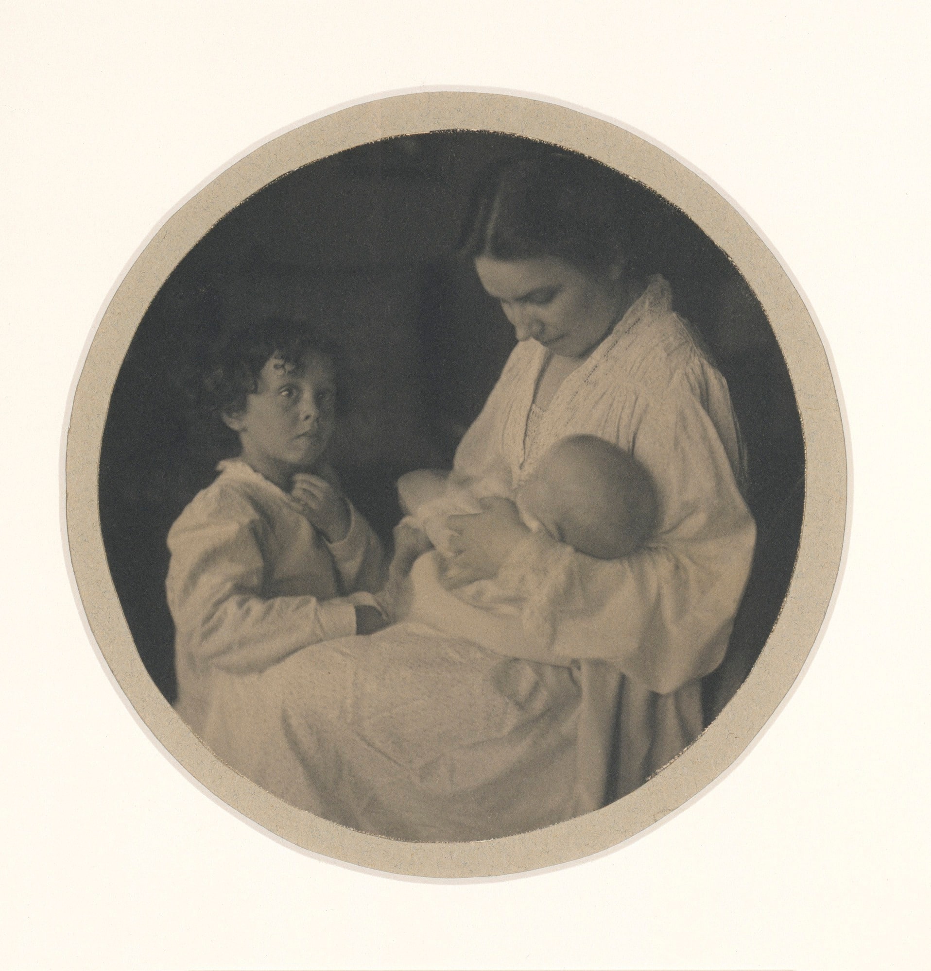Nancy, Paul (at 3 1/2) and Claire (at 5 months)