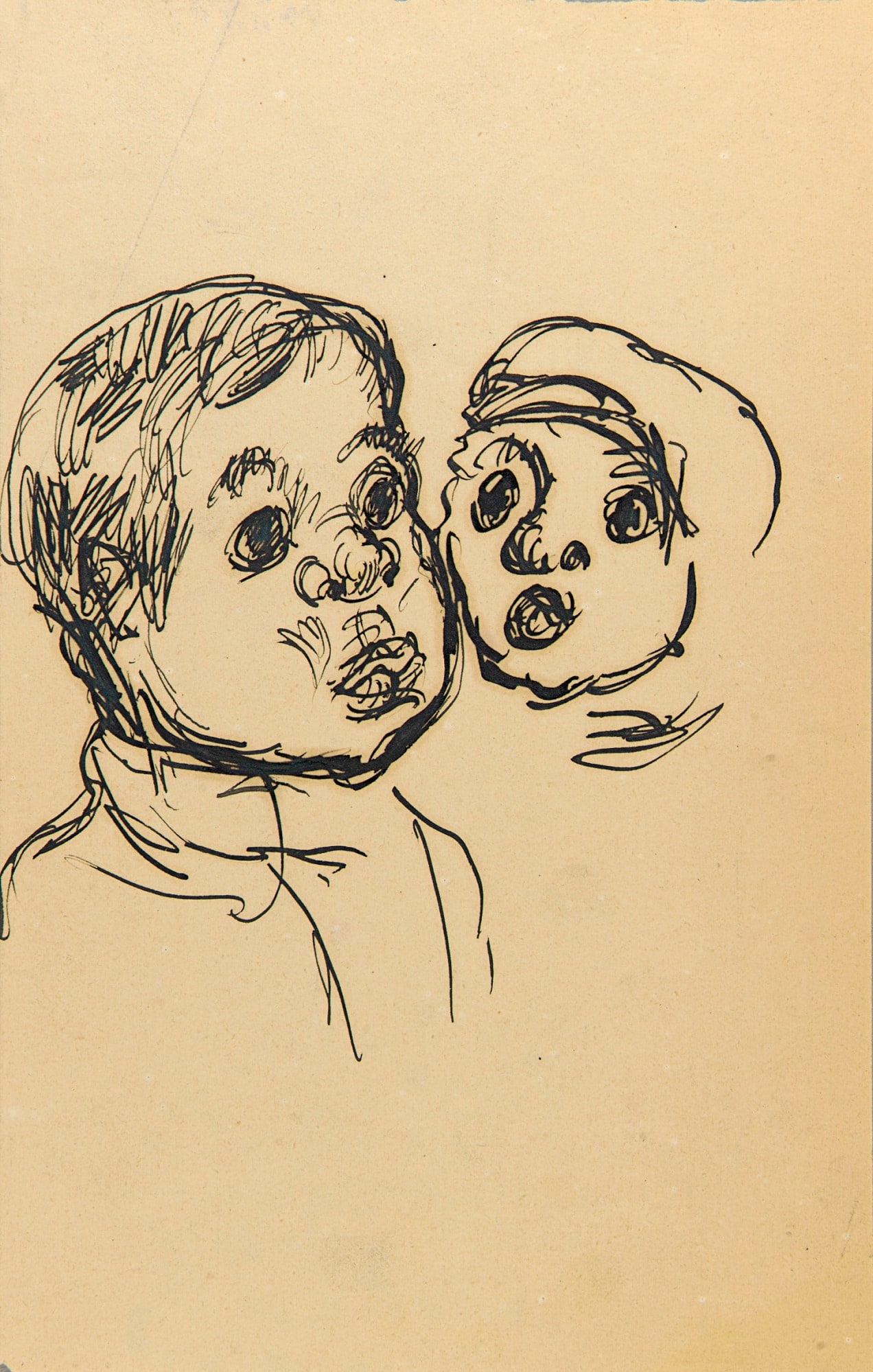 Heads of Two Children