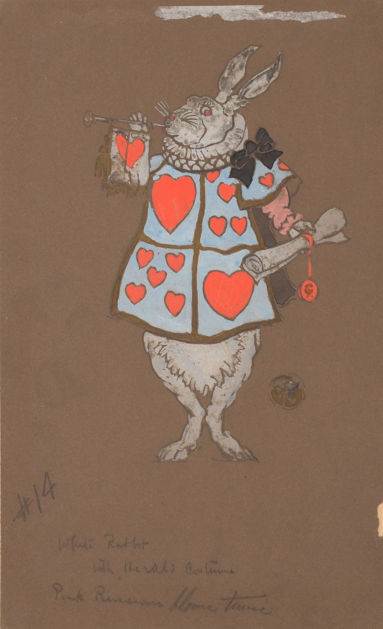 White Rabbit with Herald's Costume (costume design)