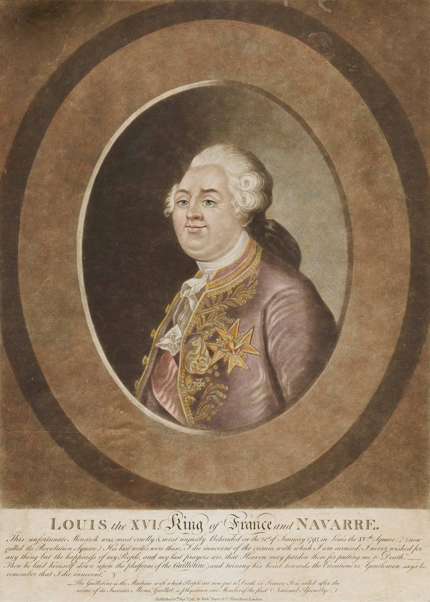 Louis XVI, King of France and Navarre